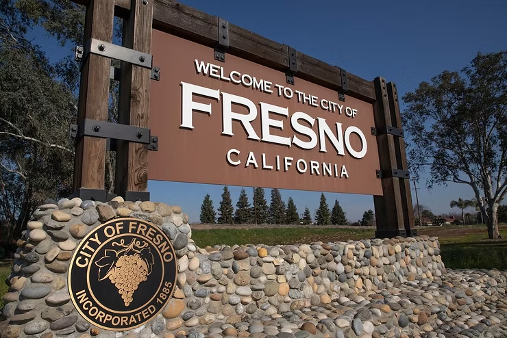 Fresno California Welcome Sign