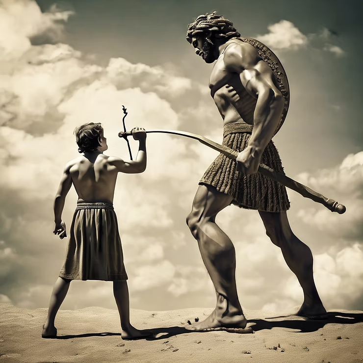 Portrait of David and Goliath