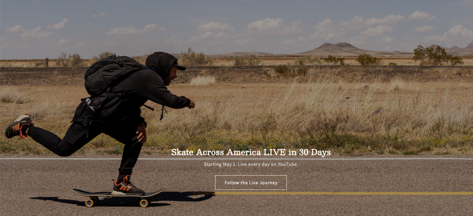Chad Caruso Skate Across America